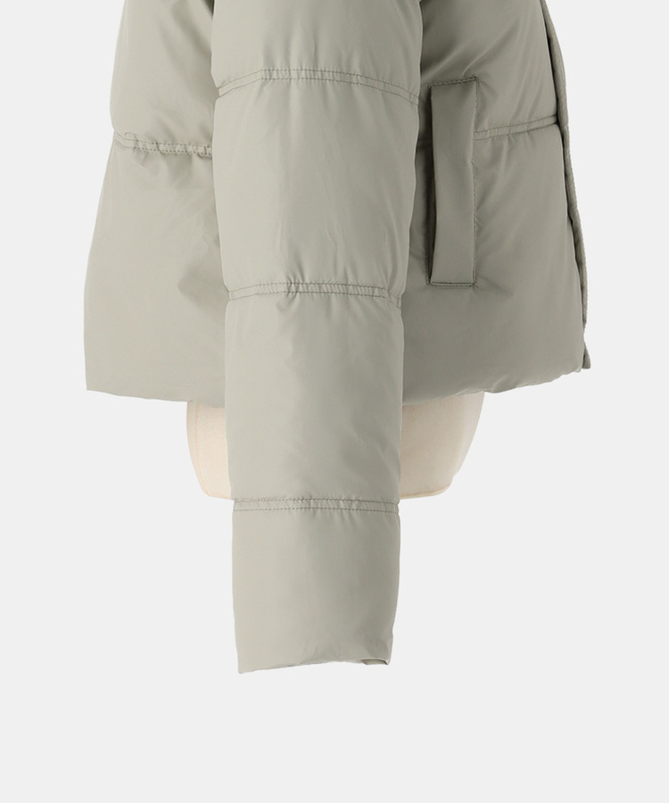 ボアカラーネックショートダウン