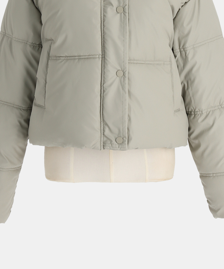 ボアカラーネックショートダウン