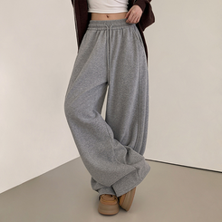 【起毛】サイドスリットトレーニングパンツ GRAY