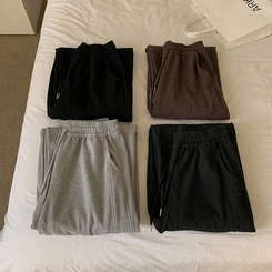 【起毛】サイドスリットトレーニングパンツ