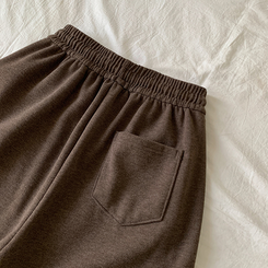 【起毛】サイドスリットトレーニングパンツ