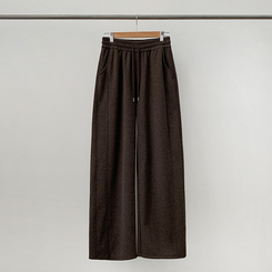 【起毛】サイドスリットトレーニングパンツ