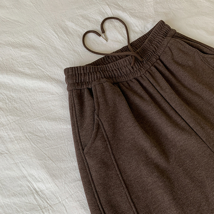 【起毛】サイドスリットトレーニングパンツ