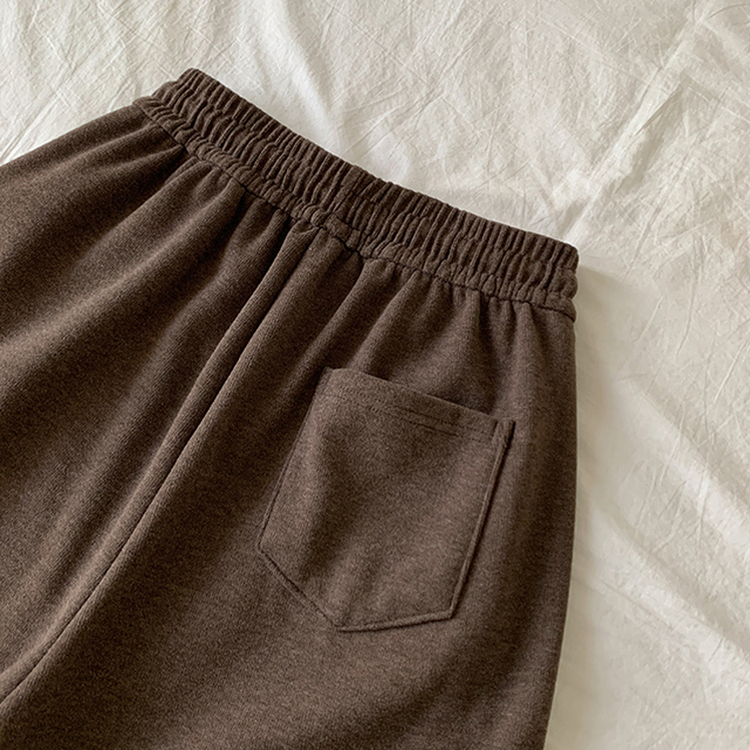 【起毛】サイドスリットトレーニングパンツ