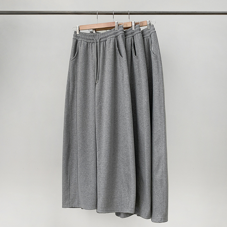 【起毛】サイドスリットトレーニングパンツ