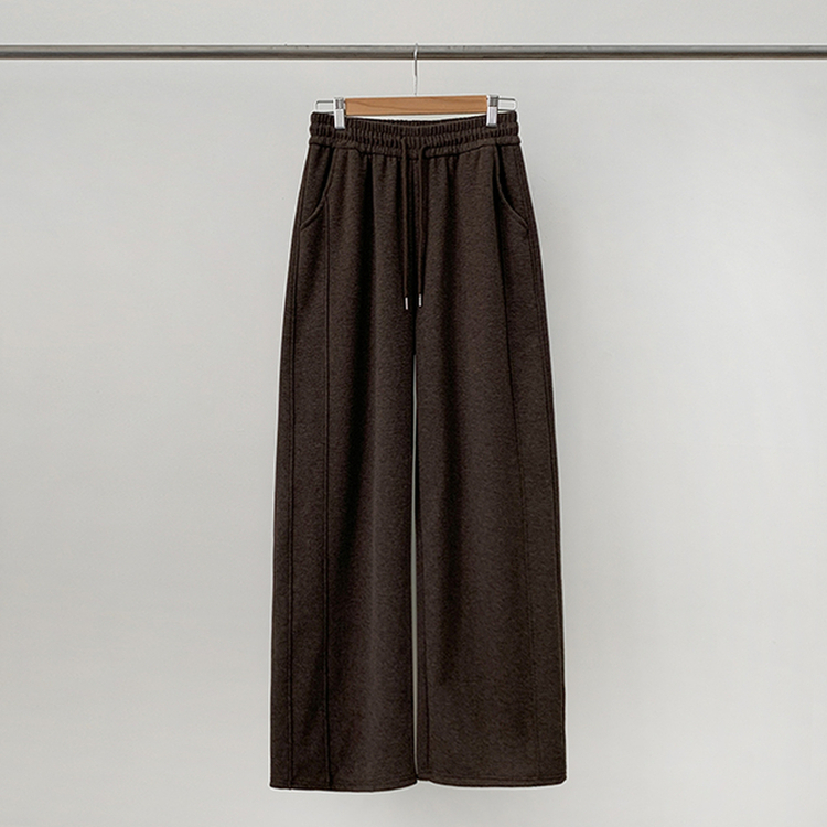 【起毛】サイドスリットトレーニングパンツ