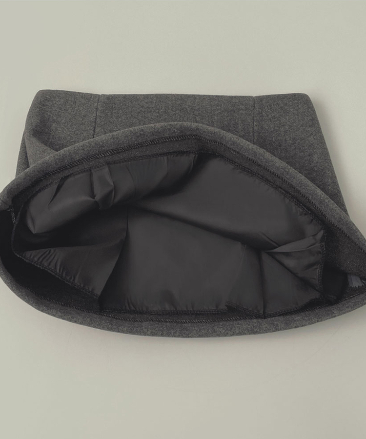 깔끔 모직 허얇골넓 A라인 연말 스커트