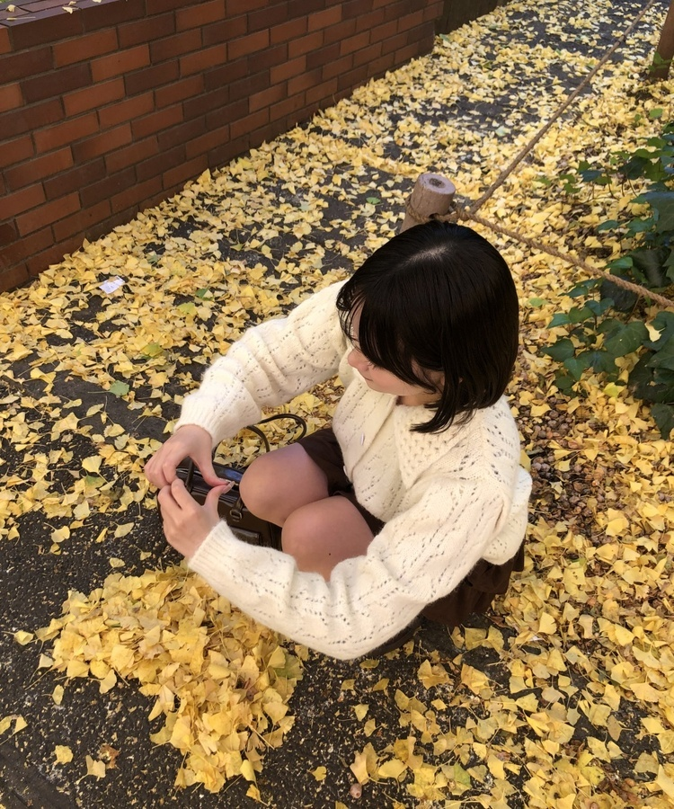 캐린 니트 가디건 아이보리