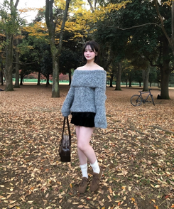 벨벳 플리츠 속바지 스커트 블랙