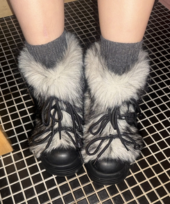 ニットウールデイリーソックス CHARCOAL