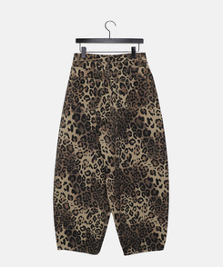 レオパードバルーンオーバーフィットパンツ