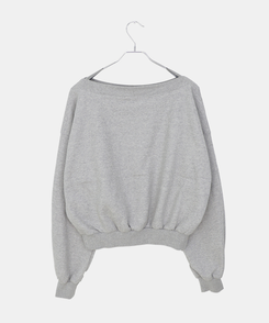 【起毛】オーバーフィットオフスタッド長袖