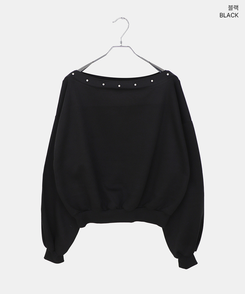 【起毛】オーバーフィットオフスタッド長袖