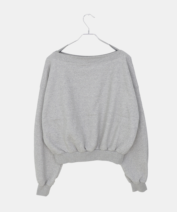 【起毛】オーバーフィットオフスタッド長袖