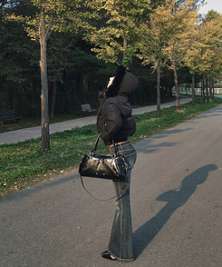 ローライズY2Kブーツカットデニムパンツ DEEP DENIM