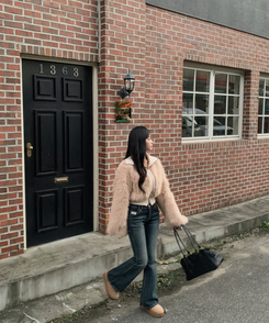 ローライズY2Kブーツカットデニムパンツ DEEP DENIM