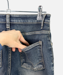 ローライズY2Kブーツカットデニムパンツ