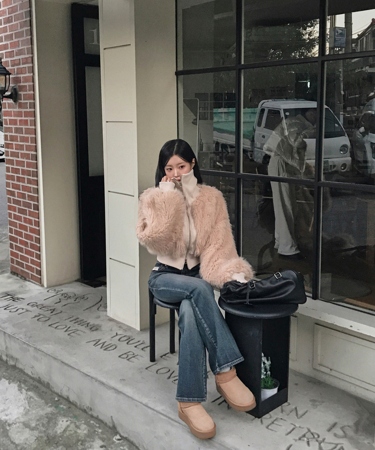 ローライズY2Kブーツカットデニムパンツ DEEP DENIM