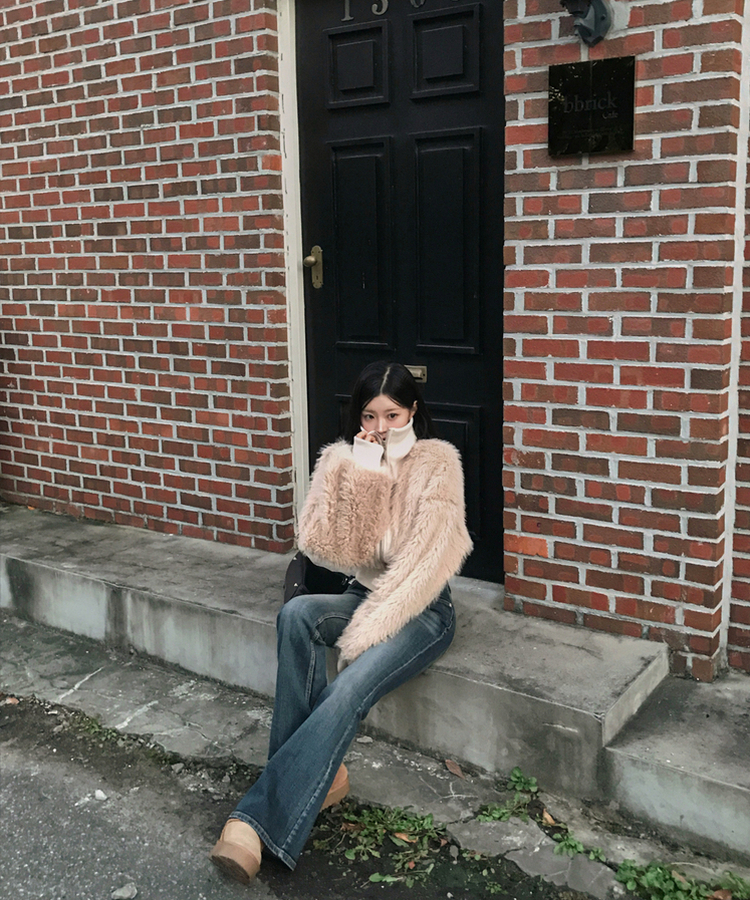 ローライズY2Kブーツカットデニムパンツ DEEP DENIM