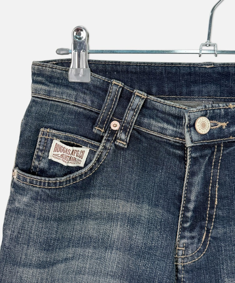 ローライズY2Kブーツカットデニムパンツ