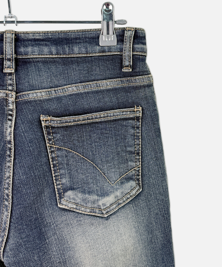 ローライズY2Kブーツカットデニムパンツ