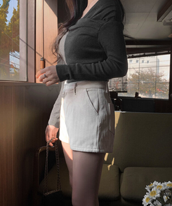 コーデュロイショートパンツ CREAM