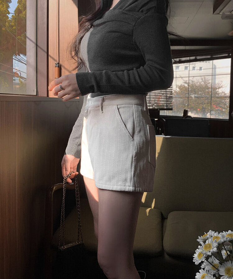 コーデュロイショートパンツ CREAM