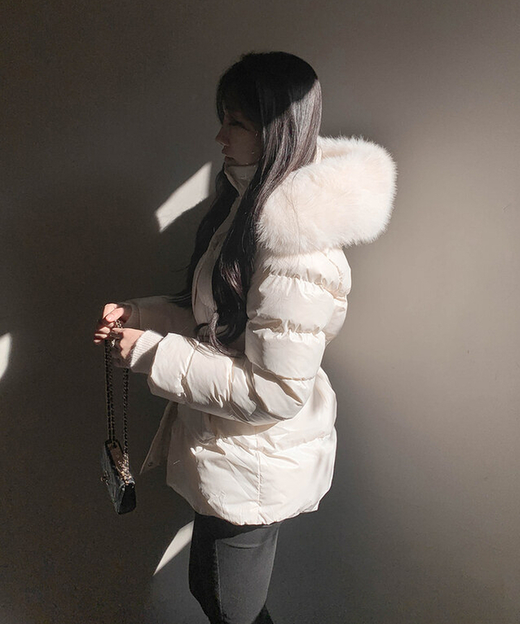 헤이브 벨티드 후드 패딩