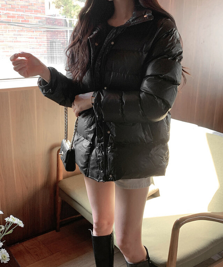 헤이브 벨티드 후드 패딩