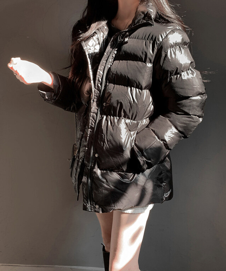 헤이브 벨티드 후드 패딩