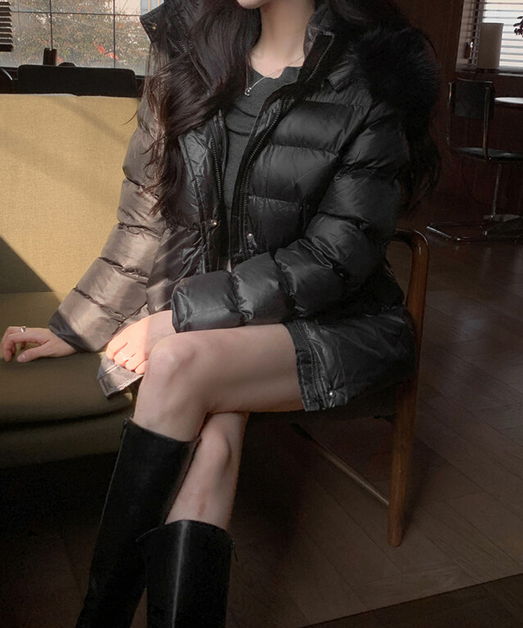 헤이브 벨티드 후드 패딩