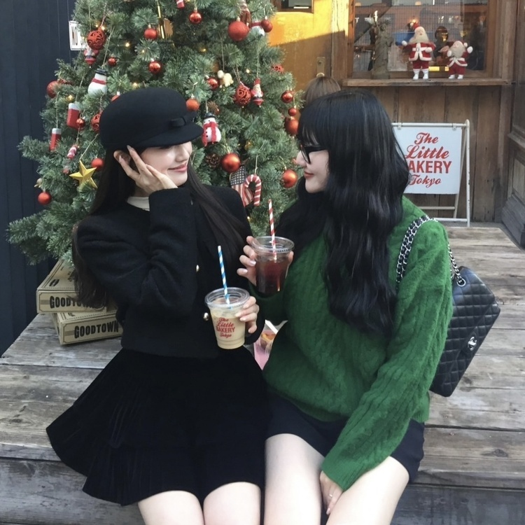 ケーブルウールワッフルニット GREEN