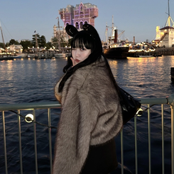 フェイクファージャケット BEIGE