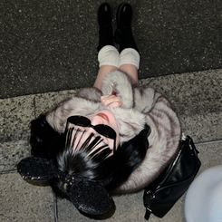 フェイクファージャケット BEIGE