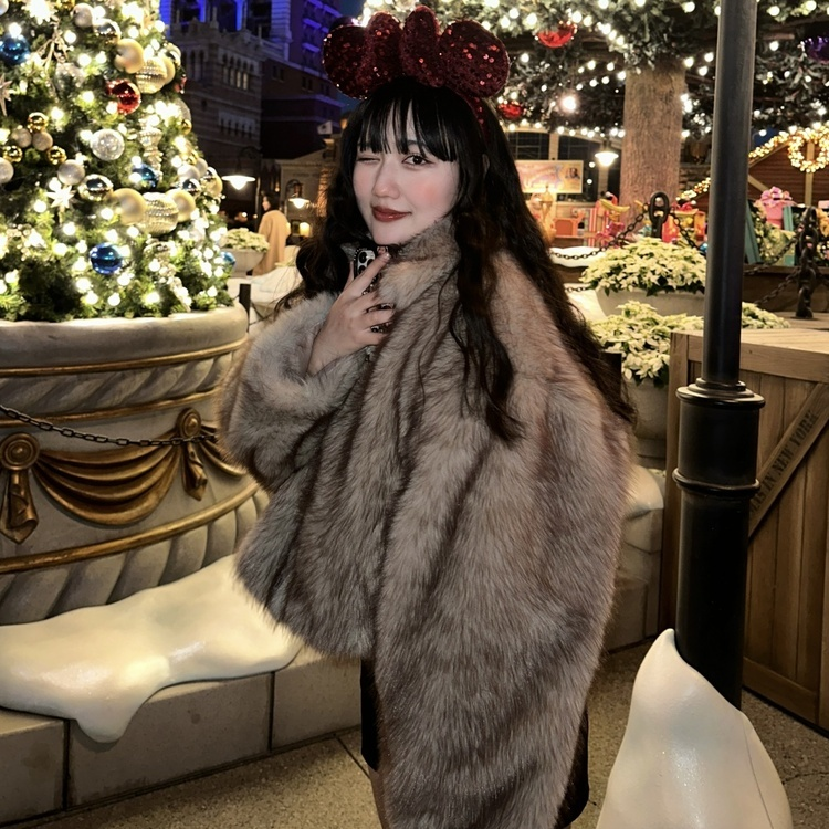 フェイクファージャケット BEIGE