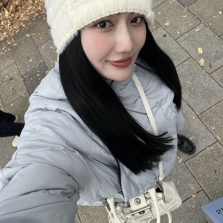 オーバーサイズボタンショートジャケット BLUE