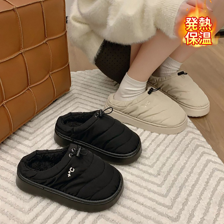 ウィンタークッションサンダル BEIGE