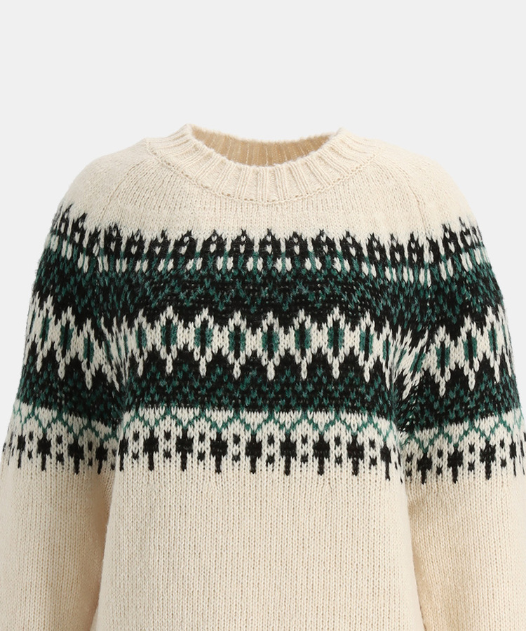 ノルディックラウンドニット