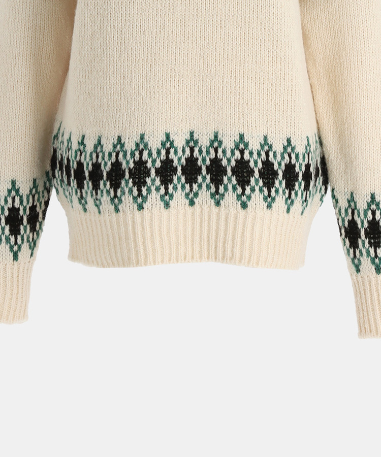 ノルディックラウンドニット