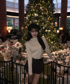 クラシックチェックミニスカート BROWN