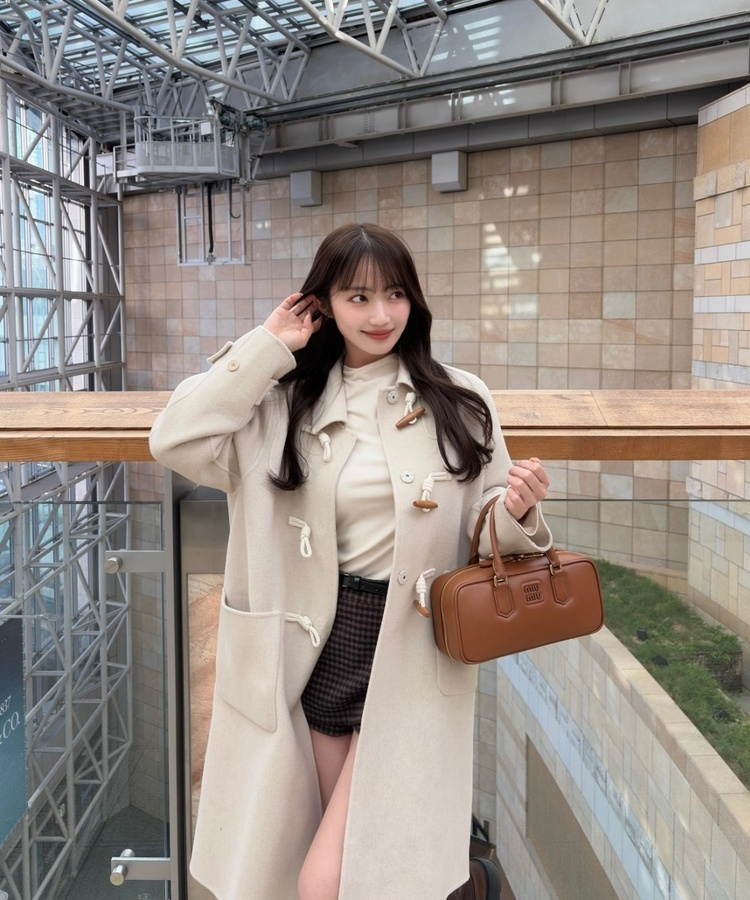 クラシックチェックミニスカート BROWN