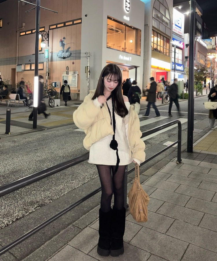 シャーリングキルティングダウン BEIGE