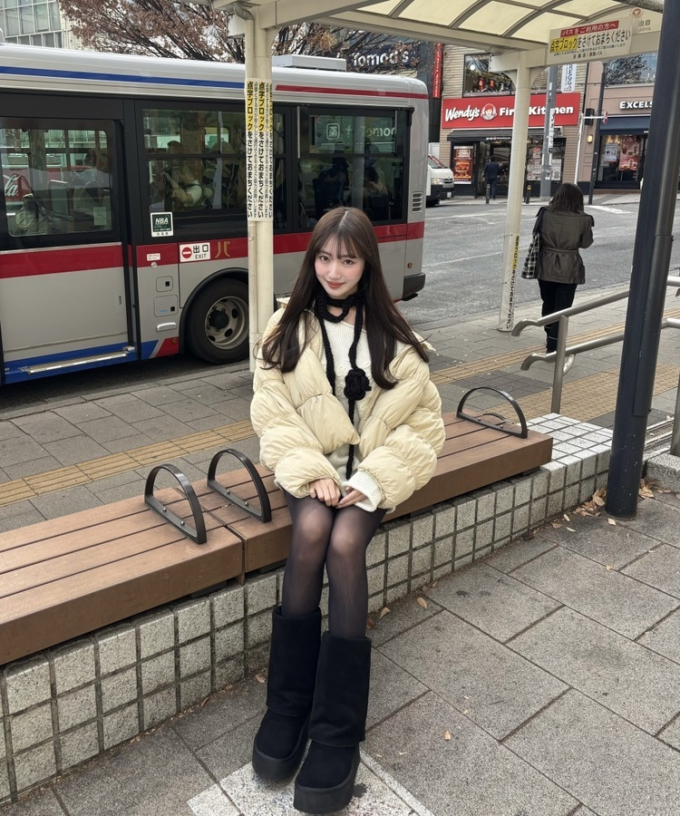 シャーリングキルティングダウン BEIGE