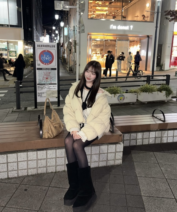 シャーリングキルティングダウン BEIGE