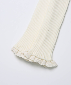 レースニットレッグウォーマー