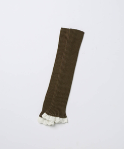 レースニットレッグウォーマー