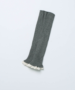 レースニットレッグウォーマー