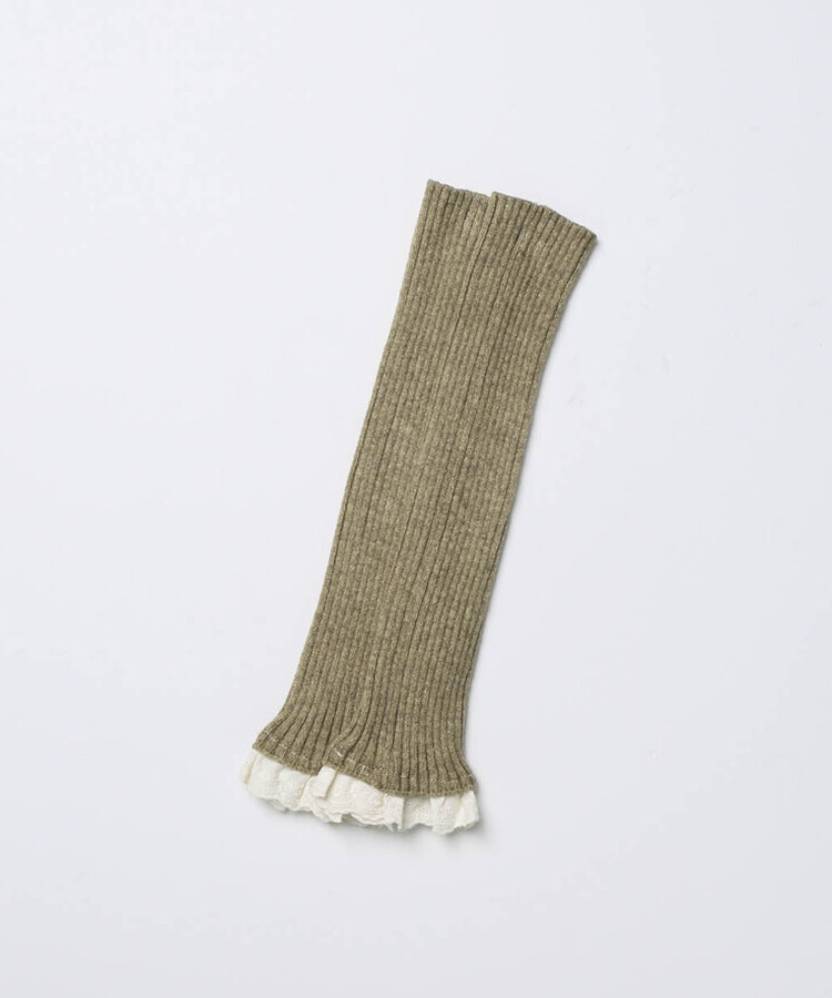 レースニットレッグウォーマー