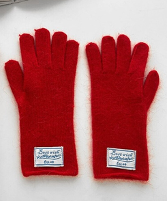 アンゴラニット手袋