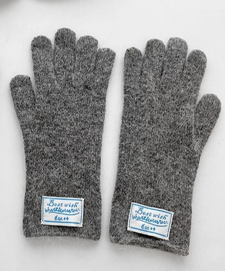 アンゴラニット手袋